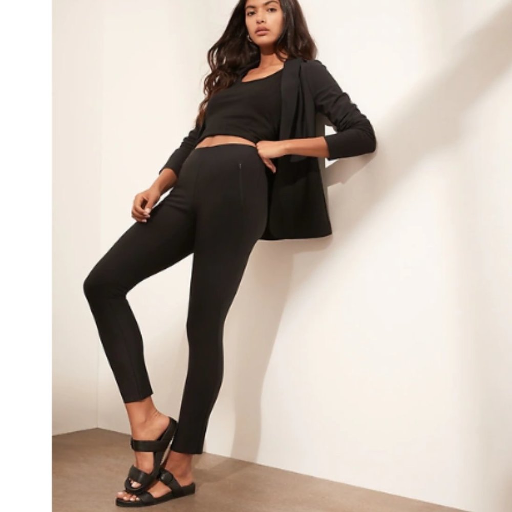 NWT BR Hi-Rise Skinny Luxe Sculpt Pant 0P Blac F20 - Picture 4 of 8